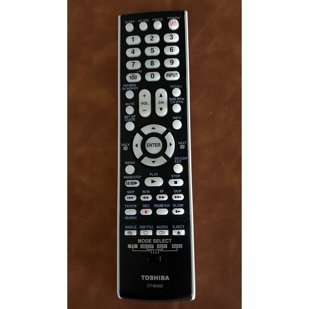 Genuine Toshiba CT-90302 Remote Control / VCR / TV / DVD